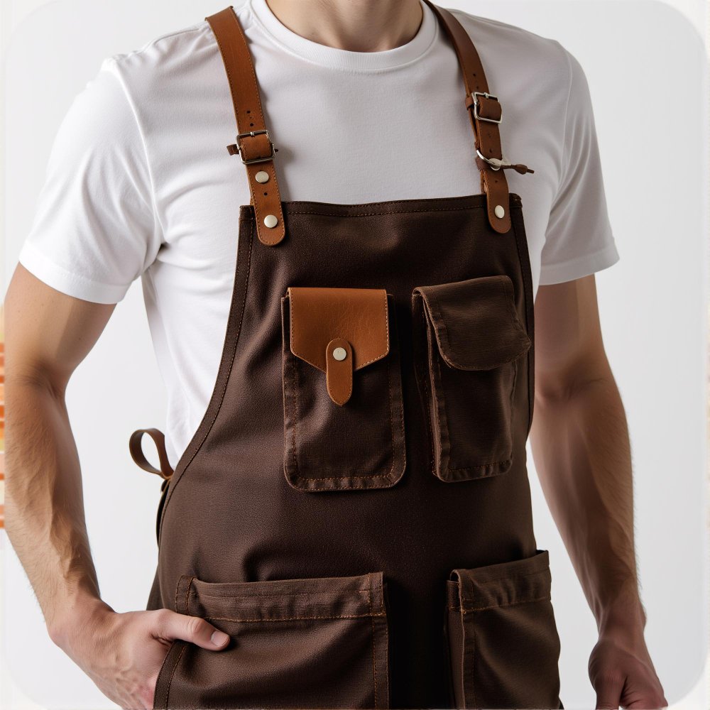 Layering leather workwear