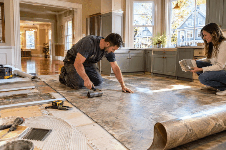Linoleum Flooring Installation in Pawtucket, RI