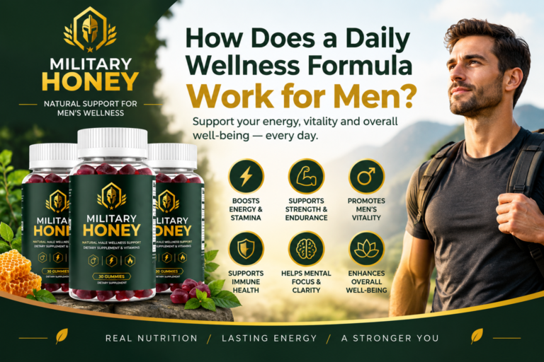 Military Honey Men’s Wellness Banner
