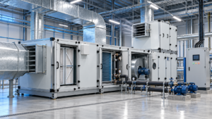 Modern Air Handling Unit in Plant Room