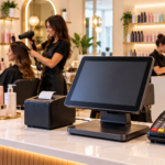 Modern Salon POS and Styling Scene