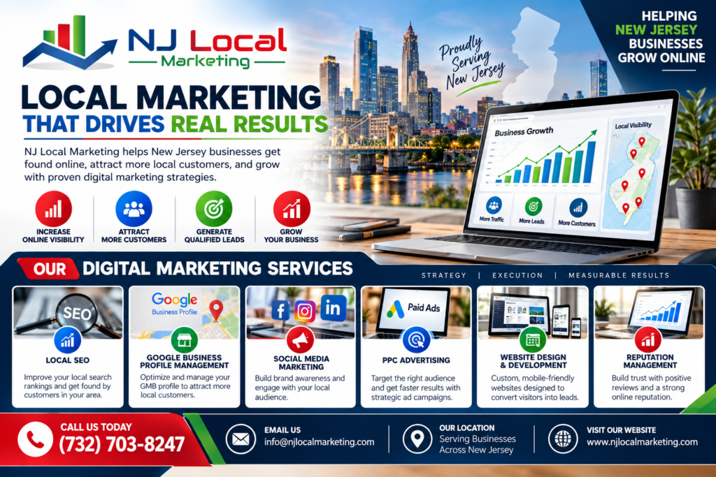 NJ Local Marketing Growth Infographic