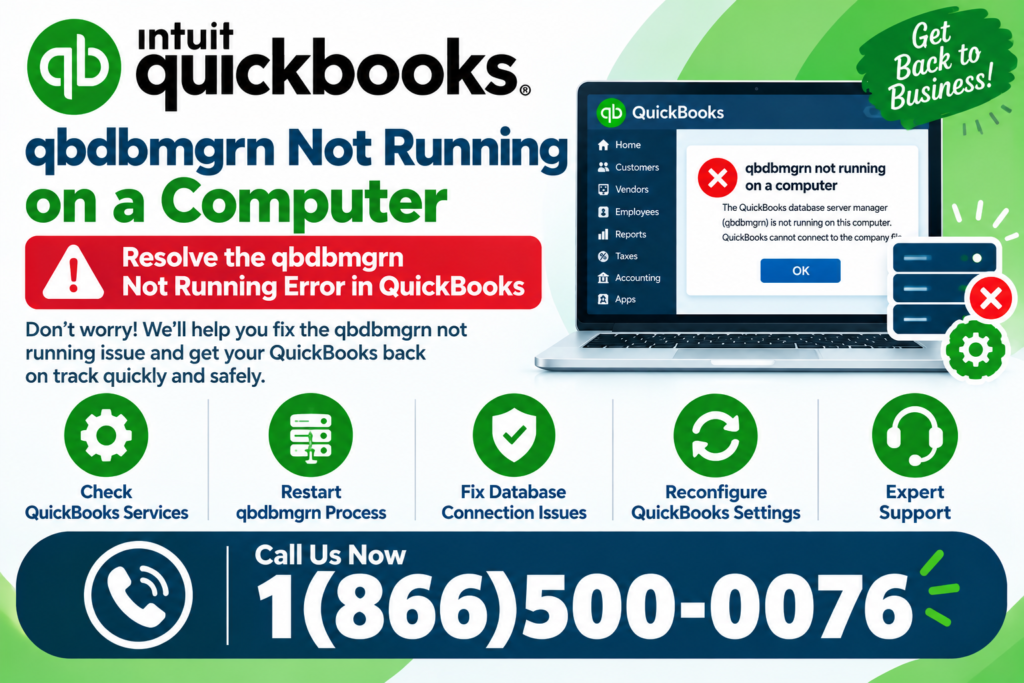 QBDBMgrN Not Running on a Computer