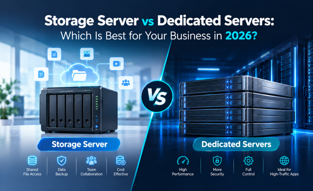 Storage Server vs Dedicated Servers_ 2026 Guide
