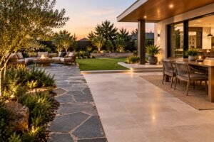 Twilight Luxe Backyard Patio