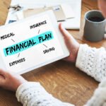 Financial Plan Retirement Investment Diagram Concept