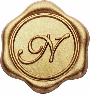 custom gold seal stickers