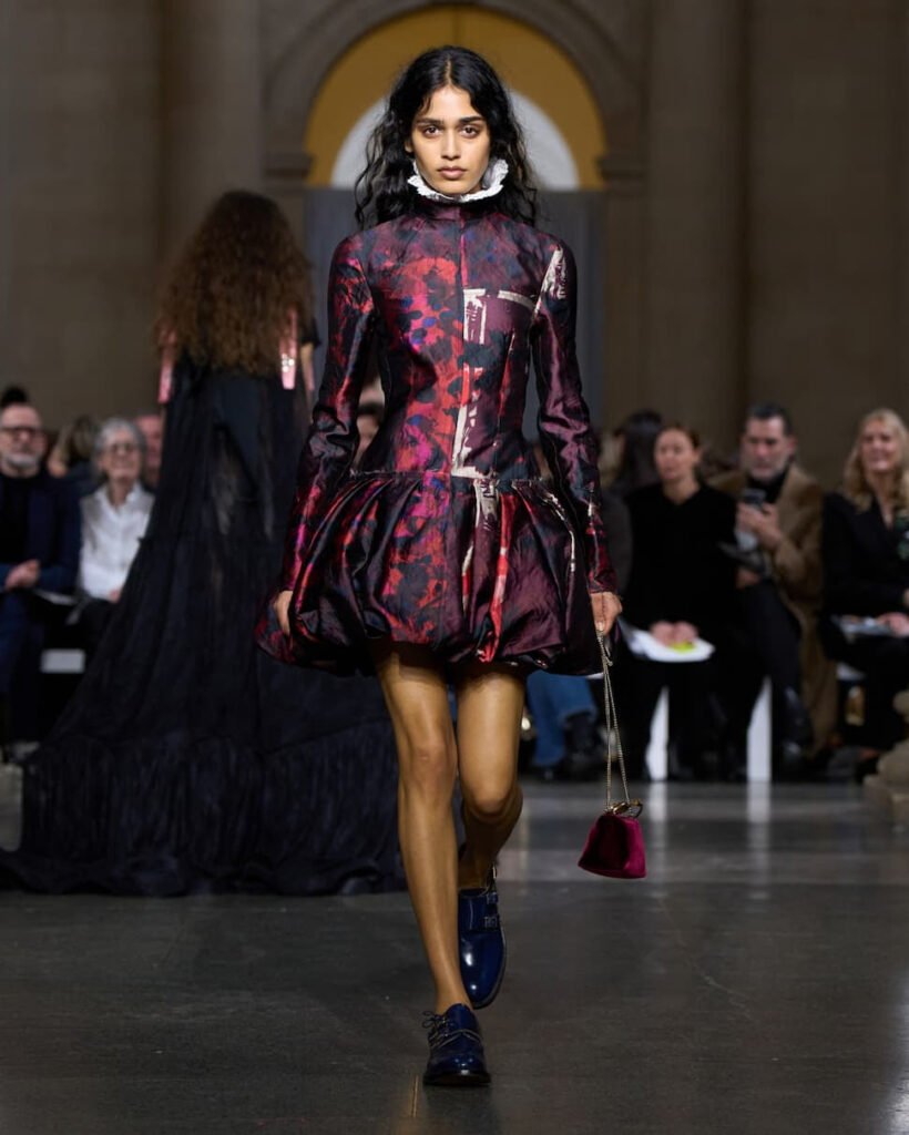 ERDEM The Patchwork Print – Abstract Florals on Satin